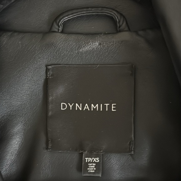 PLEATHER JACKET BLACK - Picture 4 of 4